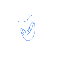 laughing drawing by ashleyn in Artbitrator