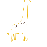 giraffe drawing by minimin in Artbitrator