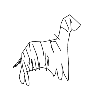 zebra drawing by minimin in Artbitrator