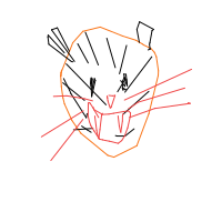 tiger drawing by minimin in Artbitrator