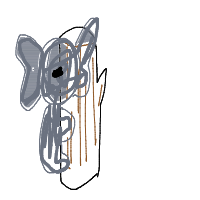 koala hugging tree drawing by shuaa in Artbitrator