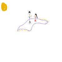 magic carpet ride drawing by larnlea22 in Artbitrator