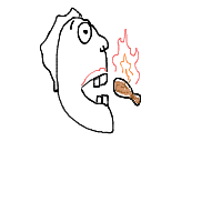 spicy food drawing by larnlea22 in Artbitrator