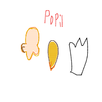popcorn popping drawing by ech0 in Artbitrator
