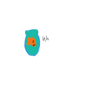fish in bowl drawing by ech0 in Artbitrator