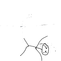 person falling over drawing by nightowl in Artbitrator