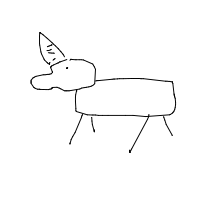 unicorn drawing by zhouman in Artbitrator