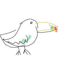 toucan drawing by minimin in Artbitrator