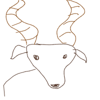 antelope drawing by minimin in Artbitrator