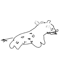 hyena drawing by minimin in Artbitrator