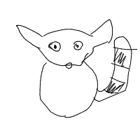 lemur drawing by minimin in Artbitrator