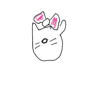 hello kitty drawing by flea in Artbitrator