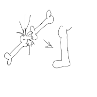 break a leg drawing by flea in Artbitrator