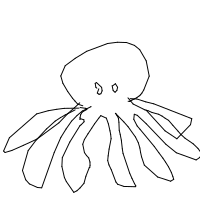 octopus drawing by minimin in Artbitrator