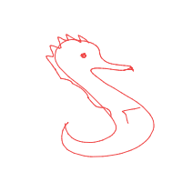 seahorse drawing by minimin in Artbitrator