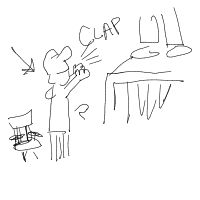 standing ovation drawing by flea in Artbitrator