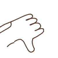 thumbs down drawing by minimin in Artbitrator
