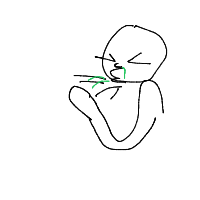 sneezing drawing by raoo in Artbitrator