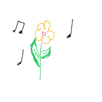 flower dancing drawing by hhhtyf in Artbitrator