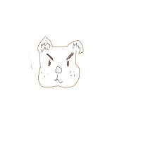 grumpy dog drawing by hhhtyf in Artbitrator