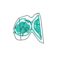 grumpy fish drawing by desenyx in Artbitrator