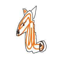 sneaky fox drawing by desenyx in Artbitrator