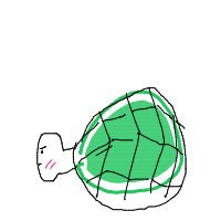 shy turtle drawing by desenyx in Artbitrator
