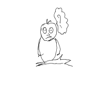confused owl drawing by nullshade in Artbitrator