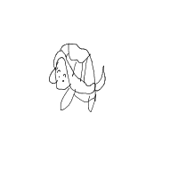 shy turtle drawing by 23bce7390 in Artbitrator