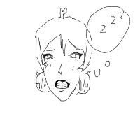 yawning drawing by hhhtyf in Artbitrator
