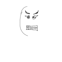 angry face drawing by nullshade in Artbitrator