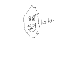 laughing drawing by nullshade in Artbitrator