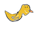 angry duck drawing by mirandachaws in Artbitrator