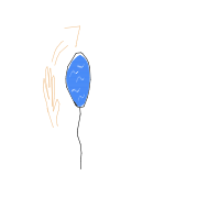 throwing water balloon drawing by pikapike in Artbitrator