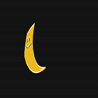 moon smiling drawing by pikapike in Artbitrator
