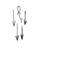 person falling over drawing by pikapike in Artbitrator