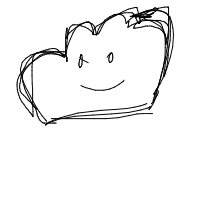cloud with face drawing by darew in Artbitrator