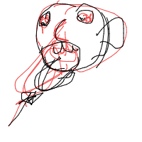 tip of tongue drawing by darew in Artbitrator