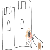 castle siege drawing by lucy in Artbitrator