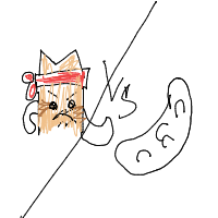 cat vs cucumber drawing by 0-0hi in Artbitrator