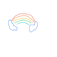 rainbow drawing by hhhtyf in Artbitrator