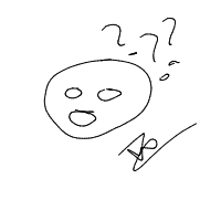 confused face drawing by wenz in Artbitrator