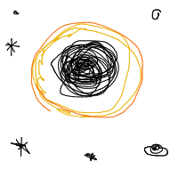 black hole drawing by lewis10 in Artbitrator