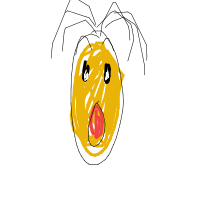 surprised face drawing by l2l2 in Artbitrator