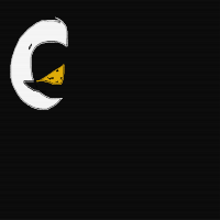 moon eating cheese drawing by xw31rdc0r3x in Artbitrator