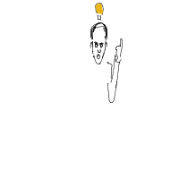 light bulb moment drawing by dinomoney in Artbitrator