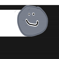 moon smiling drawing by soytak in Artbitrator