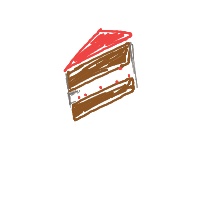piece of cake drawing by vampiremey in Artbitrator