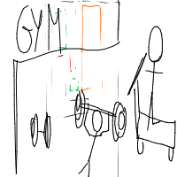 training montage drawing by lucy in Artbitrator