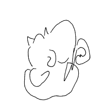 sleeping cat drawing by cooms in Artbitrator